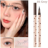 0.01Mm Fine Tip Eyeliner Waterproof Lasting Pen Black Brown Lower Lash Lie Silkworm Outline Eye