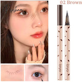 0.01Mm Fine Tip Eyeliner Waterproof Lasting Pen Black Brown Lower Lash Lie Silkworm Outline Eye