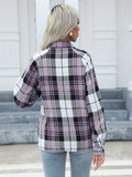 Classic Boat Neck Gingham Shirt for Women - Durable, Easy-Care & Perfect for Casual Spring/Fall