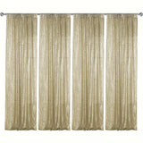 2/4pcs Vibrant Multi-Color Sequin Backdrop Curtain - Sparkling Photography Prop, Birthday Party Decor, Wedding Decoration, Home Decor Accent - Reusable, Easy to Hang, Durable, and Versatile Background Curtain for Memorable Mo