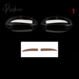 1 Pair Professional Brow Stamp Sponge Stencil With Handle 3 Shape Eyebrow Template Lazy Quick Make