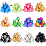10/20/30Pcs 10/12 Inch Glossy Pearl Latex Balloons Birthday Party Wedding Colorful Inflatable Decor