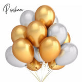 10/20/30Pcs 10/12 Inch Glossy Pearl Latex Balloons Birthday Party Wedding Colorful Inflatable Decor