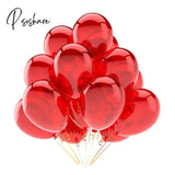10/20/30Pcs 10/12 Inch Glossy Pearl Latex Balloons Birthday Party Wedding Colorful Inflatable Decor