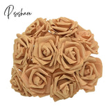 10/20/30Pcs 8Cm Artificial Pe Foam Rose Flowers Bridal Bouquets For Wedding Table Home Party