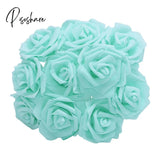 10/20/30Pcs 8Cm Artificial Pe Foam Rose Flowers Bridal Bouquets For Wedding Table Home Party