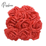 10/20/30Pcs 8Cm Artificial Pe Foam Rose Flowers Bridal Bouquets For Wedding Table Home Party