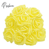 10/20/30Pcs 8Cm Artificial Pe Foam Rose Flowers Bridal Bouquets For Wedding Table Home Party