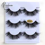 10 Pairs 3D Faux Mink Lashes Fluffy Soft Wispy Volume Natural Long False Eyelashes Eyelash