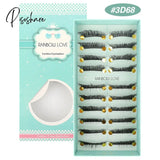 10 Pairs 3D Faux Mink Lashes Fluffy Soft Wispy Volume Natural Long False Eyelashes Eyelash