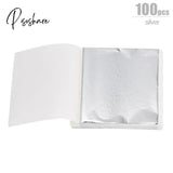 100/200 Sheets Imitation Gold Silver Foil Paper Leaf Gilding Diy Art Craft Birthday Party Wedding