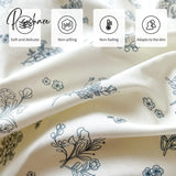 100% Cotton Small Crushed Flowers Bedding Set Duvet Cover 240X220 1 2 Pillowcase No Bed Sheet