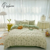 100% Cotton Small Fresh Duvet Cover French Idyllic Garden Style Bedding Set 1 2 Pillowcase 133X72