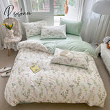 100% Cotton Small Fresh Duvet Cover French Idyllic Garden Style Bedding Set 1 2 Pillowcase 133X72