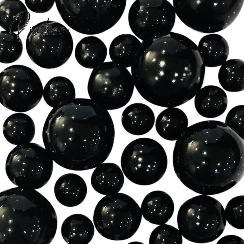 100Pcs Floating No Hole Pearls - Jumbo/Assorted Sizes Vase Decorations Includes Transparent Water