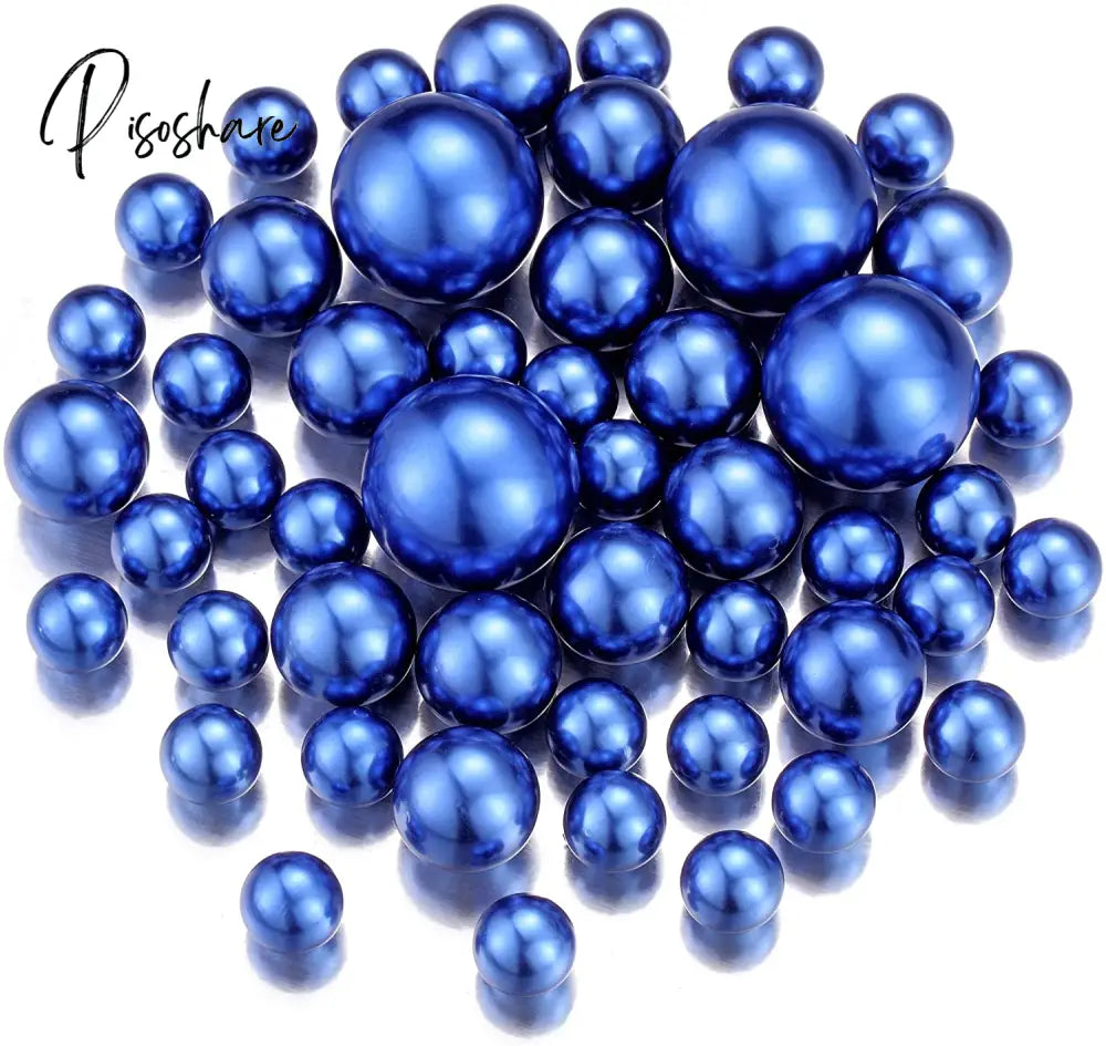100Pcs Floating No Hole Pearls - Jumbo/Assorted Sizes Vase Decorations Includes Transparent Water