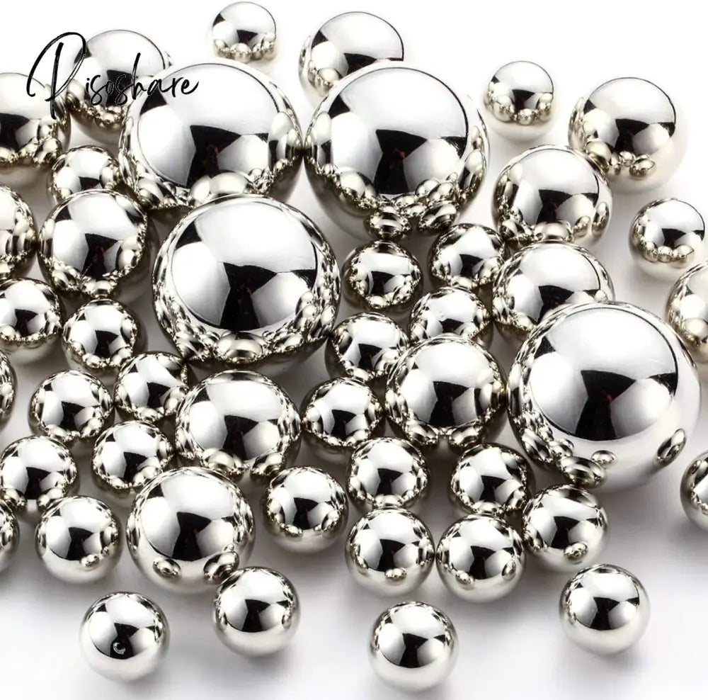 100Pcs Floating No Hole Pearls - Jumbo/Assorted Sizes Vase Decorations Includes Transparent Water