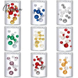 100Pcs Floating No Hole Pearls - Jumbo/Assorted Sizes Vase Decorations Includes Transparent Water