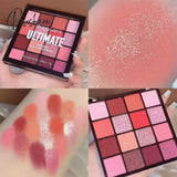 108/105 Color Glitter Shimmer Matte Eyeshadow Palette Professional Long-Lasting Waterproof Eye