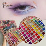 108/105 Color Glitter Shimmer Matte Eyeshadow Palette Professional Long-Lasting Waterproof Eye