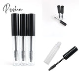 10Ml Black Empty Mascara Bottles With Wand Refillable Tube Funnels Pipettes Eyelash Cream Container