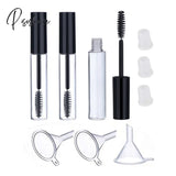 10Ml Black Empty Mascara Bottles With Wand Refillable Tube Funnels Pipettes Eyelash Cream Container