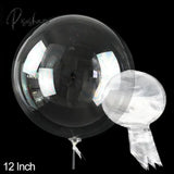 10Pcs 10-24Inch Transparent Bobo Bubble Balloon Clear Inflatable Air Helium Globos Wedding Birthday