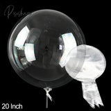 10Pcs 10-24Inch Transparent Bobo Bubble Balloon Clear Inflatable Air Helium Globos Wedding Birthday