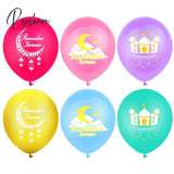 10Pcs Eid Mubarak Latex Balloon Ramadan Kareem Decoration Air Globos Muslim Islamic Festival Party