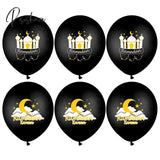 10Pcs Eid Mubarak Latex Balloon Ramadan Kareem Decoration Air Globos Muslim Islamic Festival Party