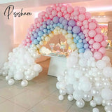 12-32Pcs Macarons Color Pastel Candy Balloons Latex Round Helium Baloons 5 10 12Inch Wedding