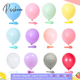 12-32Pcs Macarons Color Pastel Candy Balloons Latex Round Helium Baloons 5 10 12Inch Wedding