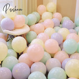 12-32Pcs Macarons Color Pastel Candy Balloons Latex Round Helium Baloons 5 10 12Inch Wedding