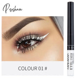 12 Colors Colorful Liquid Eyeliner Pen Waterproof Long-Lasting Big Eyes Makeup Smooth Quick-Drying