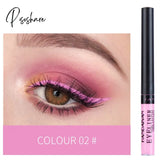 12 Colors Colorful Liquid Eyeliner Pen Waterproof Long-Lasting Big Eyes Makeup Smooth Quick-Drying