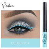 12 Colors Colorful Liquid Eyeliner Pen Waterproof Long-Lasting Big Eyes Makeup Smooth Quick-Drying