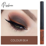 12 Colors Colorful Liquid Eyeliner Pen Waterproof Long-Lasting Big Eyes Makeup Smooth Quick-Drying