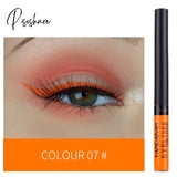 12 Colors Colorful Liquid Eyeliner Pen Waterproof Long-Lasting Big Eyes Makeup Smooth Quick-Drying