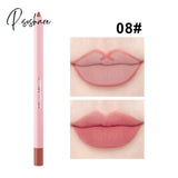 12 Colors Lip Liner Pencil Waterproof Long Lasting Smooth Matte Contour Lipstick Pen Makeup