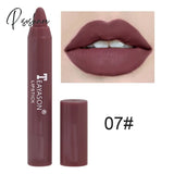 12 Colors Sexy Matte Lipstick Waterproof Long Lasting Color Rendering Non-Stick Velvet Lips Liner