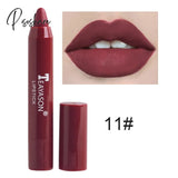 12 Colors Sexy Matte Lipstick Waterproof Long Lasting Color Rendering Non-Stick Velvet Lips Liner