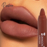 12 Colors Sexy Matte Lipstick Waterproof Long Lasting Color Rendering Non-Stick Velvet Lips Liner