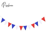 12 Flags 17Cm Colorful Felt Banner Garlands Birthday Bunting Pennant Baby Shower Wedding Garland