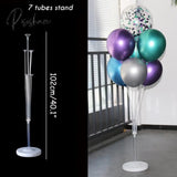 127Cm Clear Balloon Column Stand Arch Balloons Holder Centerpieces For Wedding Decoration Birthday