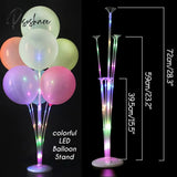 127Cm Clear Balloon Column Stand Arch Balloons Holder Centerpieces For Wedding Decoration Birthday