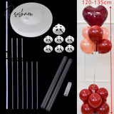 127Cm Clear Balloon Column Stand Arch Balloons Holder Centerpieces For Wedding Decoration Birthday