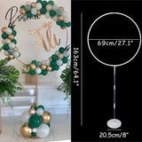 127Cm Clear Balloon Column Stand Arch Balloons Holder Centerpieces For Wedding Decoration Birthday