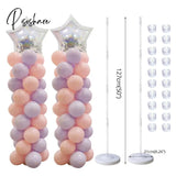 127Cm Clear Balloon Column Stand Arch Balloons Holder Centerpieces For Wedding Decoration Birthday