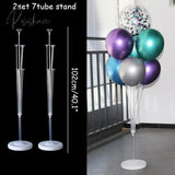 127Cm Clear Balloon Column Stand Arch Balloons Holder Centerpieces For Wedding Decoration Birthday