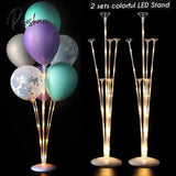 127Cm Clear Balloon Column Stand Arch Balloons Holder Centerpieces For Wedding Decoration Birthday